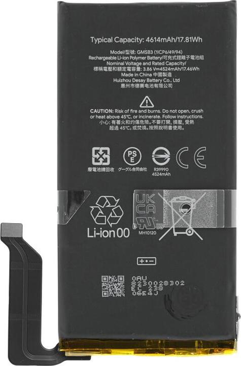 Google Batterie GMSB3 4524 mAh pour Pixel 6 G730-05942-01