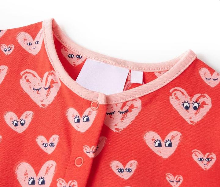 Immagine prodotto VidaXL Tutina per bambini rosso 128,Materiale: 95 % cotone. 5 (128)