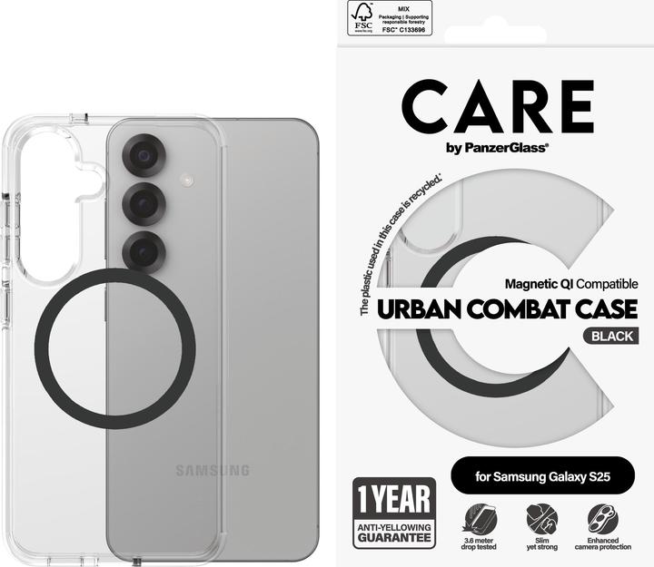 Image du produit PanzerGlass CRRFUBQG38388, Housse, Samsung, Samsung - Galaxy S 2025, Transparent (Samsung Galaxy S25)