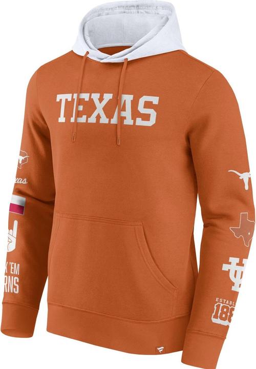 Produktbild Fanatics Texas Longhorns NCAA Sleeve Patches Hoody - S (S)