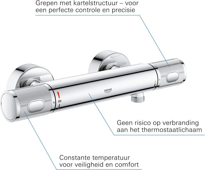 Produktbild Grohe Grohtherm 1000 Performance Thermostat-Brausebatterie