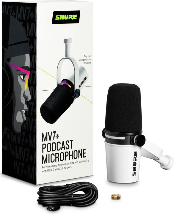 Actual product image Shure MV7+