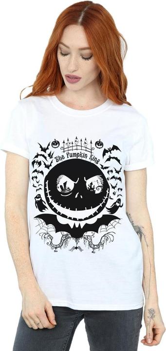 Immagine prodotto Disney Nightmare Before Christmas Jack The Pumpkin King Maglietta Ampia Donna (XL)