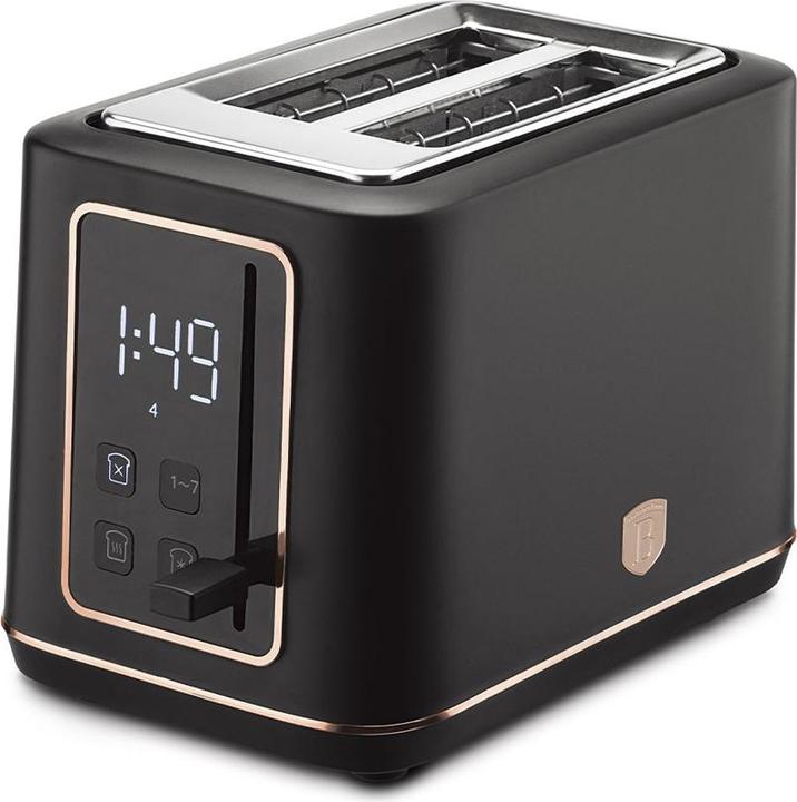 BerlingerHaus Haus Toaster mit Digitalanzeige Black Rose Collection (EU plug)