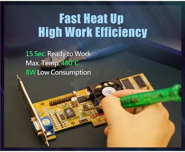 Actual product image Purecrea USB Soldering Iron SI-168U 8W
