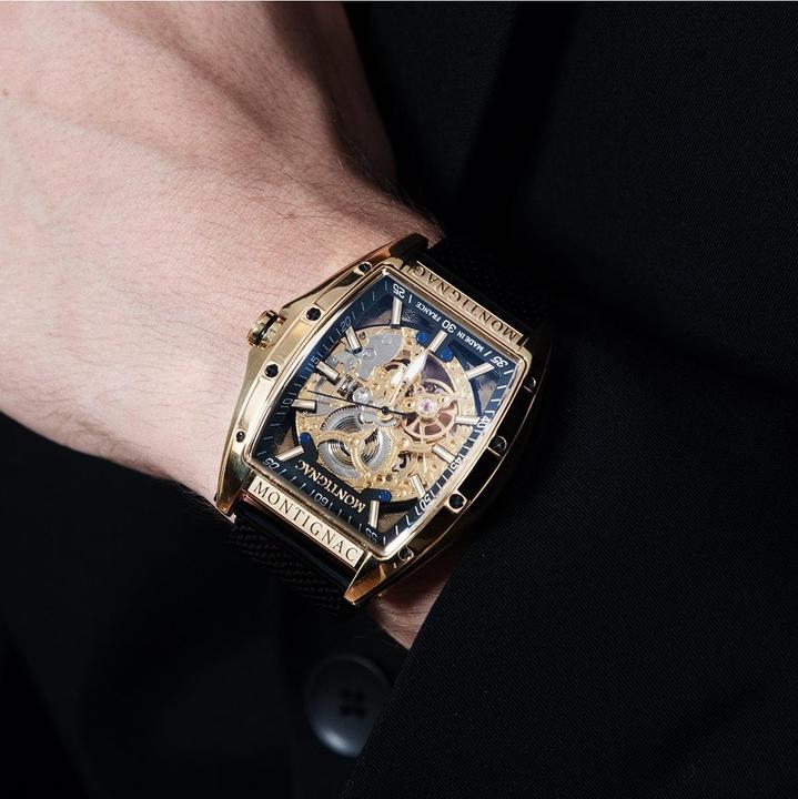 Immagine prodotto Montignac Orologio Automatico Tonneau (Orologio scheletrato, 2416.50 mm)