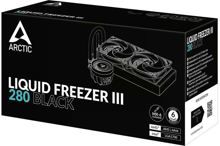 Actual product image Arctic Liquid Freezer III - 280 (Black)