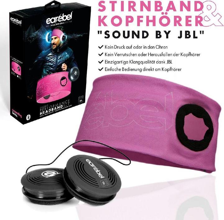 Produktbild Earebel - Performance - Hoofdband maat S/M - on ear - koptelefoon - sport koptelefoon - hardlopen - fitness