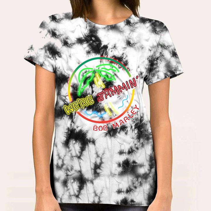 Produktbild Bob Marley Unisex Adult Neon Sign T-Shirt (XL)
