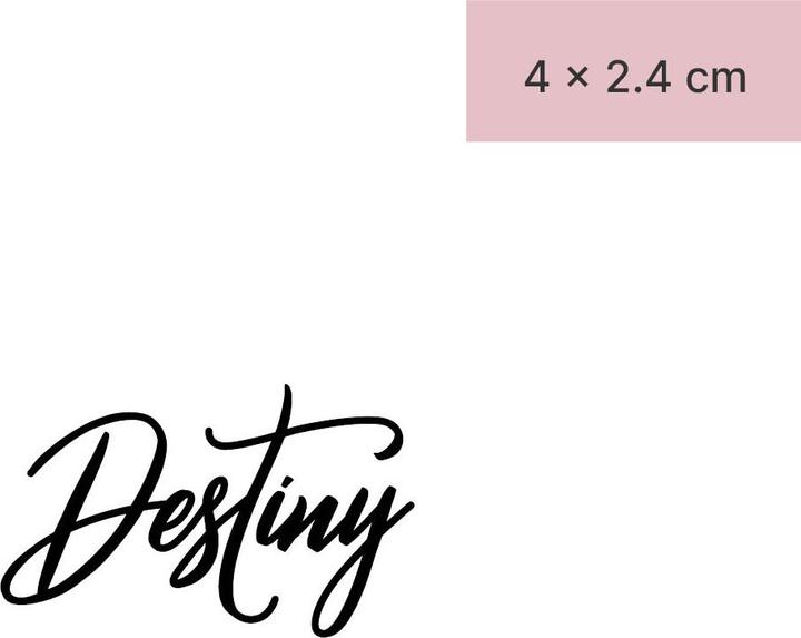 Immagine prodotto minink Tatuaggio temporaneo - Destiny