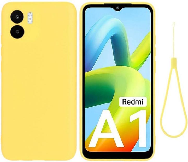 Image du produit Cover-Discount Xiaomi Redmi A2 / A1 - Housse en caoutchouc silicone jaune (Xiaomi Redmi A1)