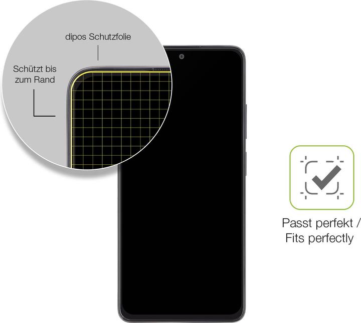 Actual product image Dipos Full Cover Screen Protector Matte (1 Piece, Xiaomi Poco X4 Pro 5G)