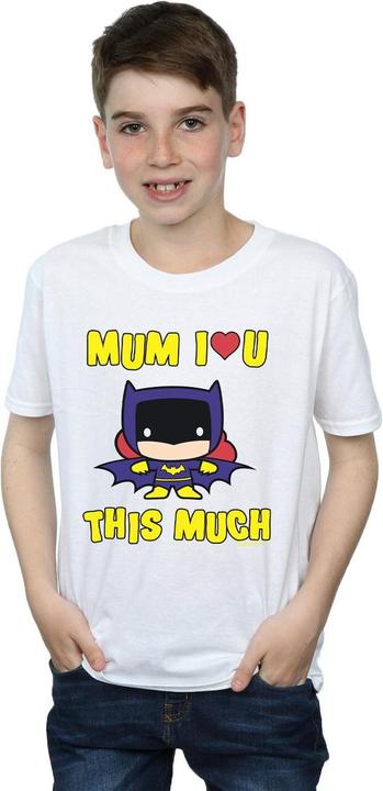 Image du produit - T-shirt BATGIRL MUM LOVE YOU THIS MUCH - Garçon (152, 158)