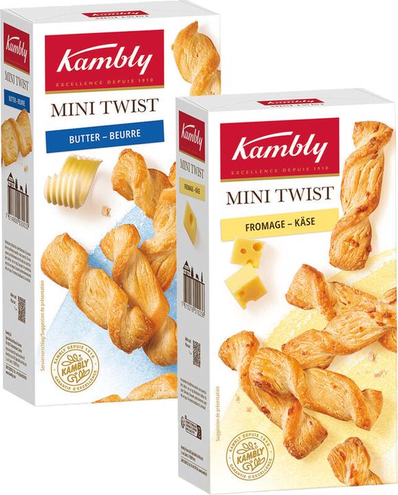 Actual product image Kambly Mini Twist Salt (100 g)