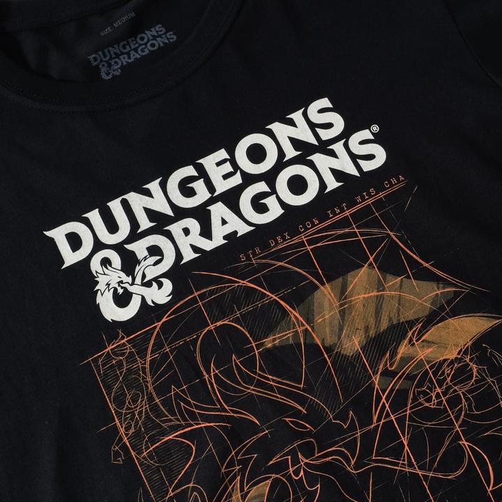 Immagine prodotto Dungeons & Dragons Maglietta Schizzo Uomo (4XL)