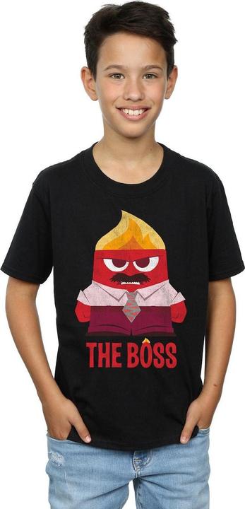 Actual product image Disney Boys Inside Out Anger The Boss T-Shirt (140, 146)
