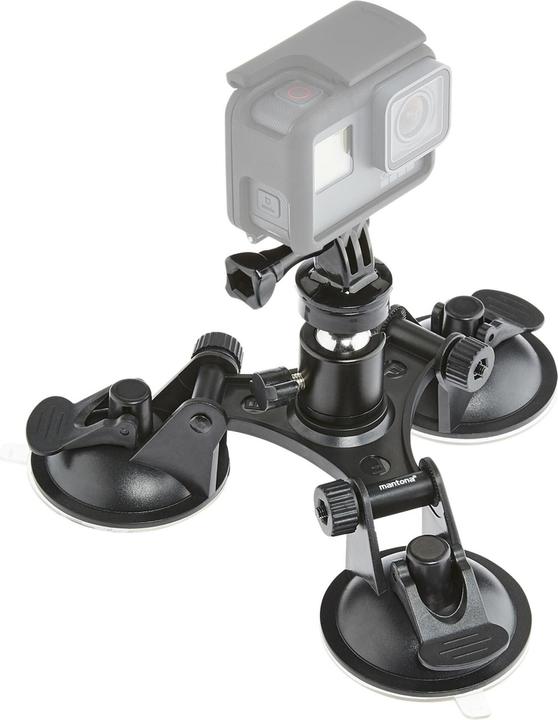 Produktbild mantona 3-Bein Saugnapfhalterung L (Hero 6, Hero 7, Hero 3+, hero 5, Hero 4, Hero 3, Hero 2)