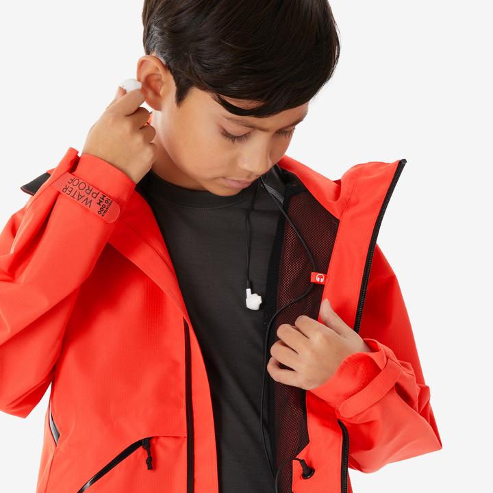 Produktbild Quechua Wanderjacke MH900 Kinder Gr. 122–170 wasserdicht Wandern orange (6, 7, 8)