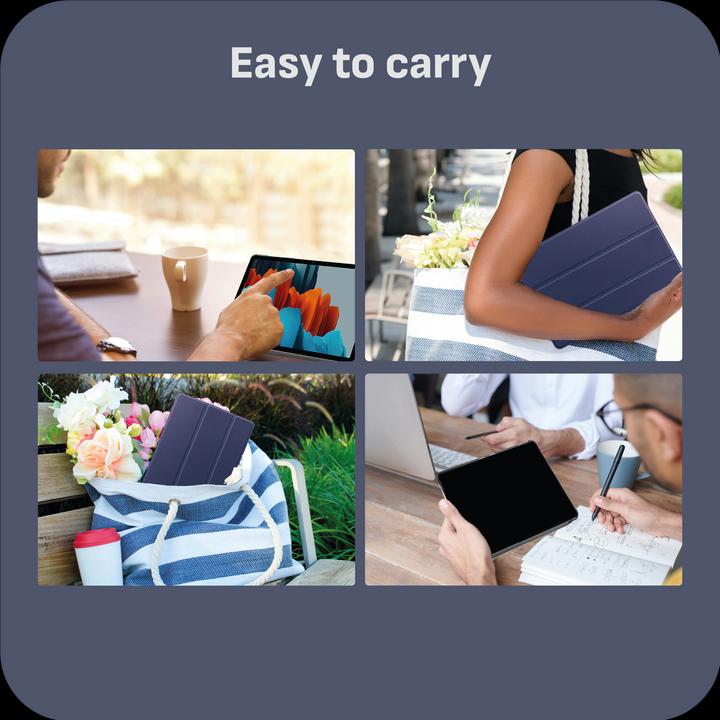 Produktbild Cazy Premium Smart Hülle Kompatibel mit Samsung Galaxy Tab S7 - Schutz Etui Hülle - Automatischem (Galaxy Tab S7)