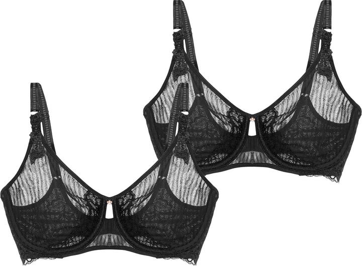 Triumph Bügel-BH Peony Florale (75 C, 2er Pack)