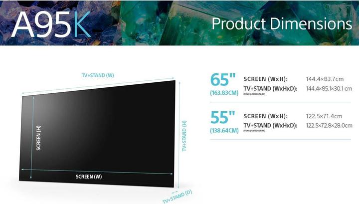 Produktbild Sony OLED XR-55A95K (55", A95K, QD-OLED, 4K, 2022)