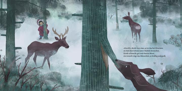 Actual product image Spuren im Schnee - Ein poetisches Winterabenteuer für Kinder ab 3 Jahren (German, Maike Harel, 2024)