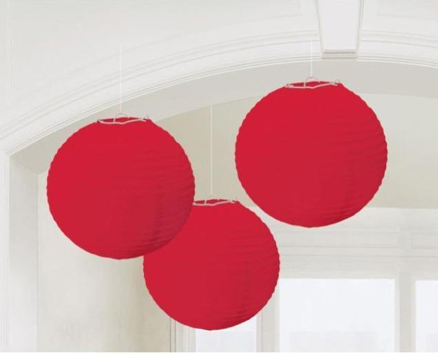 Produktbild Amscan Lampions in Rot