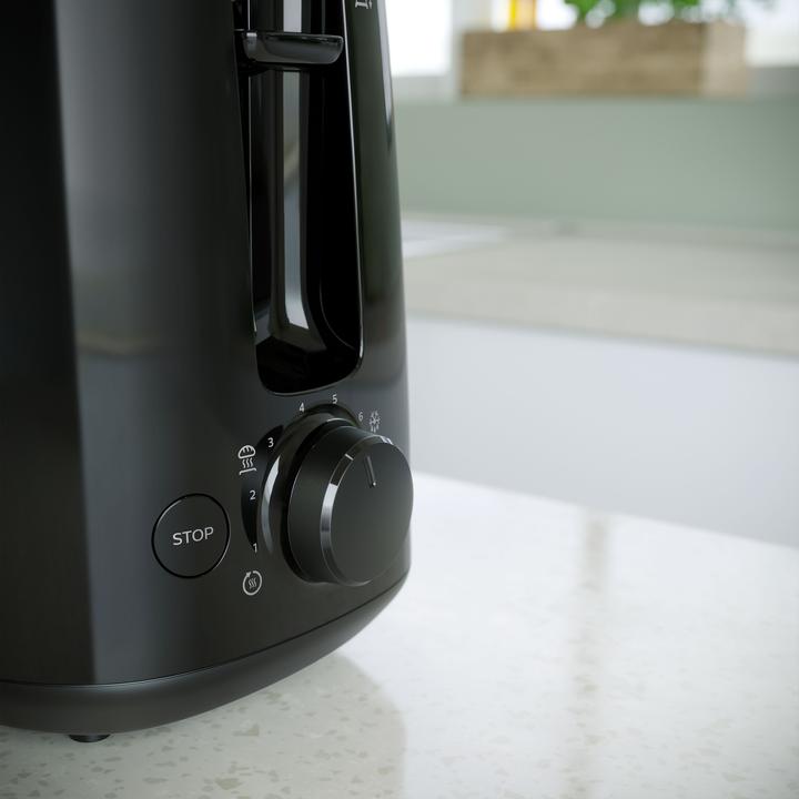 Image du produit Philips Daily Collection HD2583/90 toaster 2 slice(s) Black