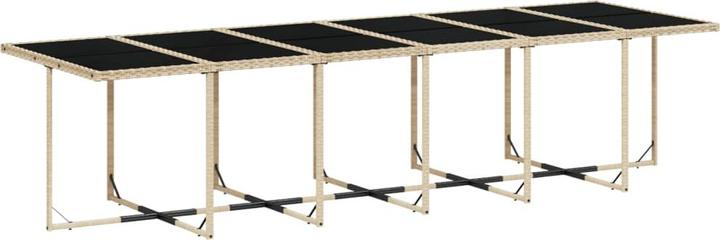 Immagine prodotto VidaXL Mobili da giardino set da pranzo set da giardino gruppo di sedute 17 pezzi in poly rattan beige (330 cm)
