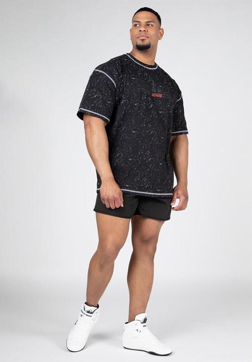 Immagine prodotto Gorilla Wear Maglietta Saginaw oversize - Nero Fuso (XXL)