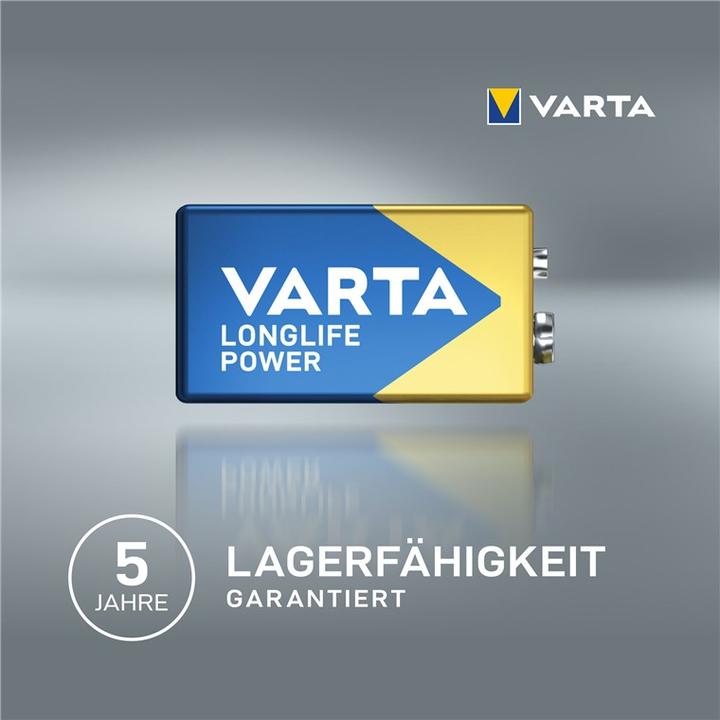 Productafbeelding Varta Vermogen met lange levensduur (1 Pcs., 9V Block, 580 mAh)