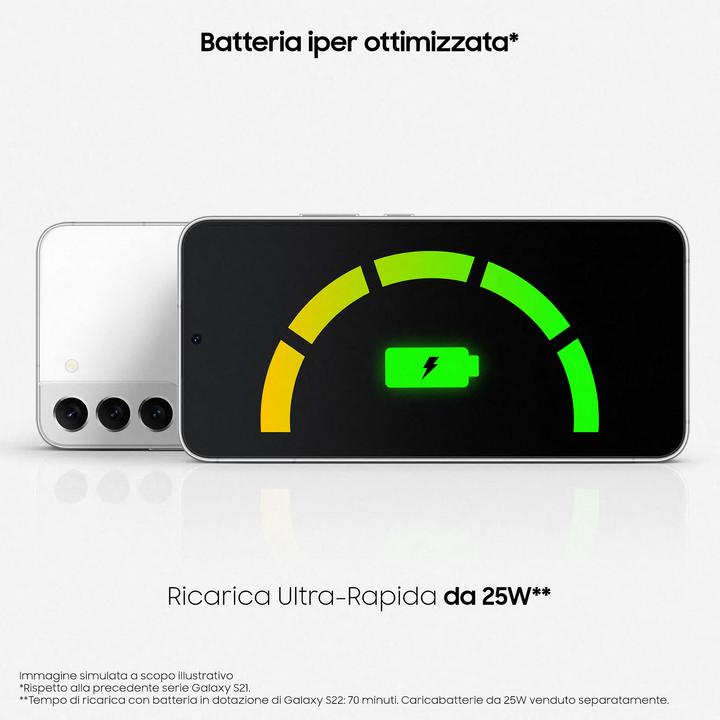 Produktbild Samsung Galaxy S22 (256 GB, Phantom Black, 6.10", Dual SIM, 50 Mpx, 5G)