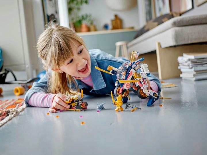 Produktbild LEGO Ninjago Soras Mech verwandelt sich in ein Rennrad (71792). (71792, LEGO Ninjago)