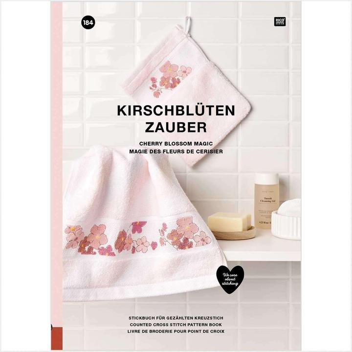 Immagine prodotto Rico Design Stickbuch 184 Kirschblütenzauber, 64 Seiten, gezählter Kreuzstich (Tedesco, Rico Design GmbH & Co KG, 2024)