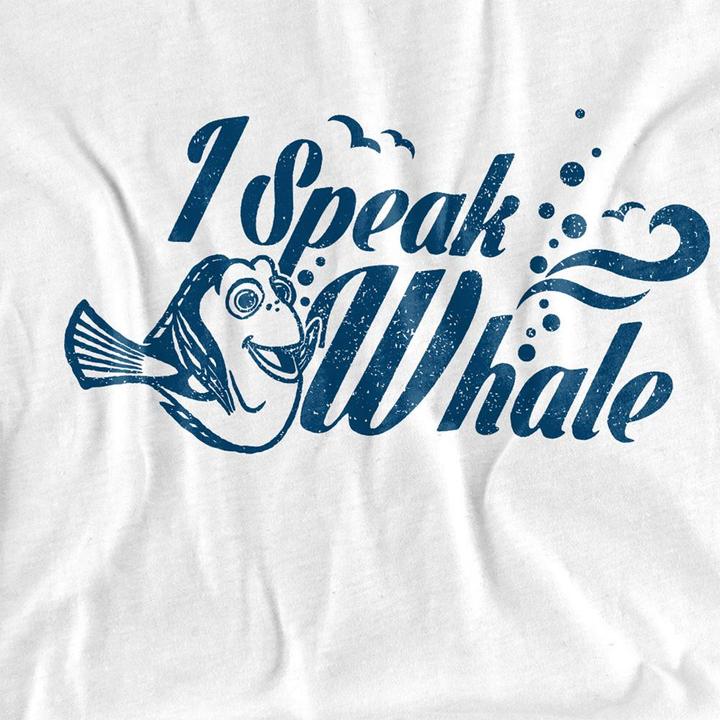 Immagine prodotto Finding Nemo I Speak Whale Maglietta Dory Adulto Unisex (S)