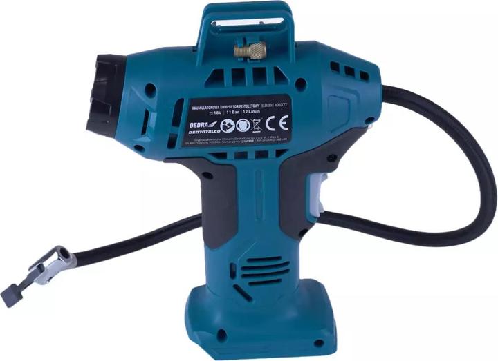 Dedra car compressor 11bar 18V LCD gun compressor (11 bar, 0 l)