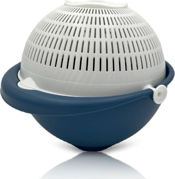 Produktbild Hermex Küchensieb Abtropfsieb Schüssel mit Sieb Nudelsieb Seiher Siebschale (21 cm)