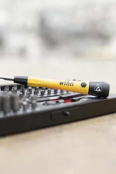 Actual product image Wiha Micro bit set 65 pcs. incl. storage box Precision mechanics screwdriver set Bit holder (4 mm)