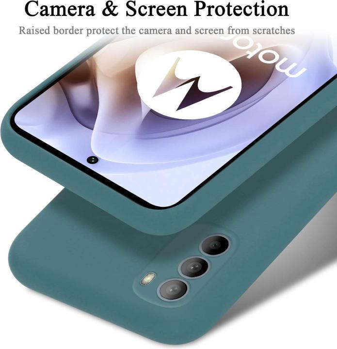 Actual product image Cadorabo Bumper Case for Motorola MOTO G31 / G41 TPU Liquid Silicone Cover for Motorola MOTO G31 / G41 (Motorola Moto G41, Motorola Moto G31)