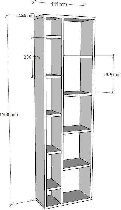 Actual product image Kalune Design Ricardo (44.5 x 19.5 x 150 cm)
