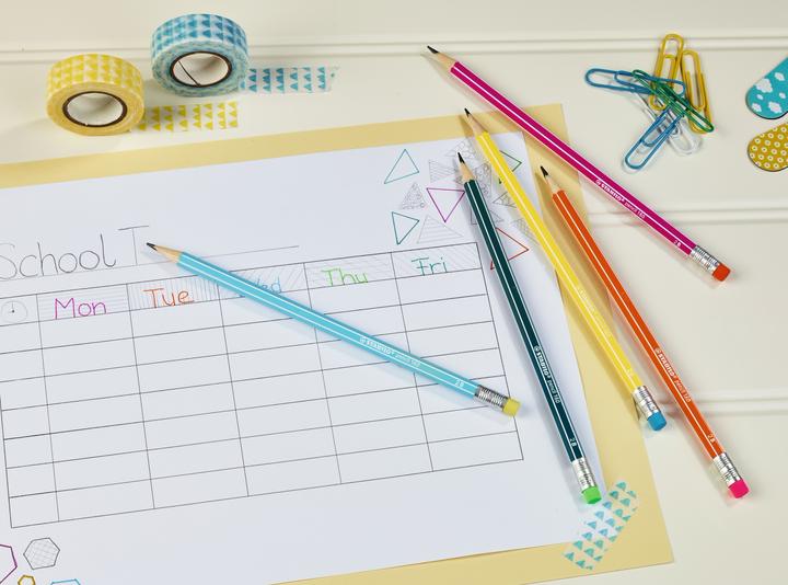 Produktbild STABILO Pencil 160 Bleistift mit Radierer HB (2.20 mm, HB, 3 x)