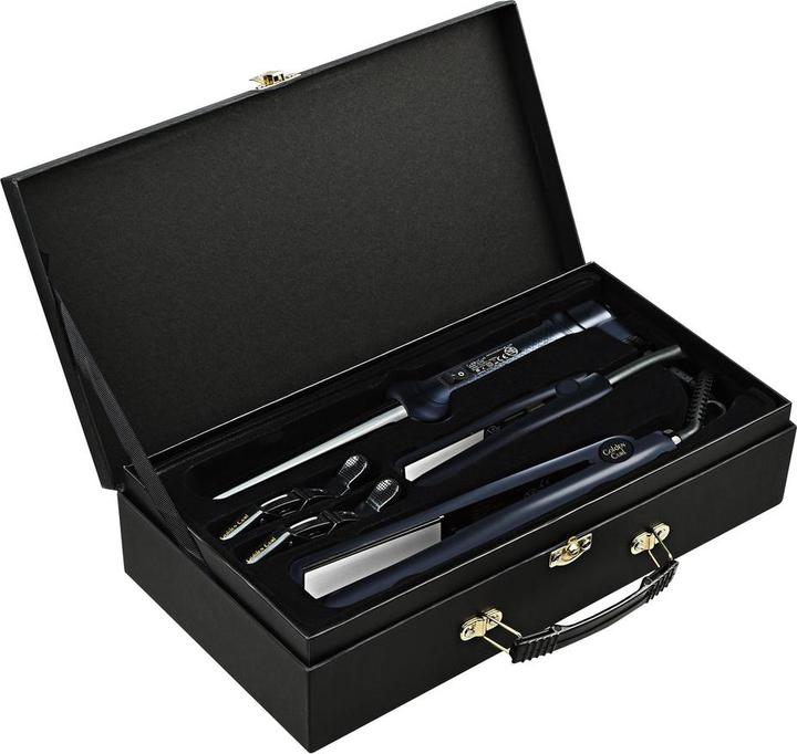 Actual product image Golden Curl The Luxury Set, Black (Straightening iron)