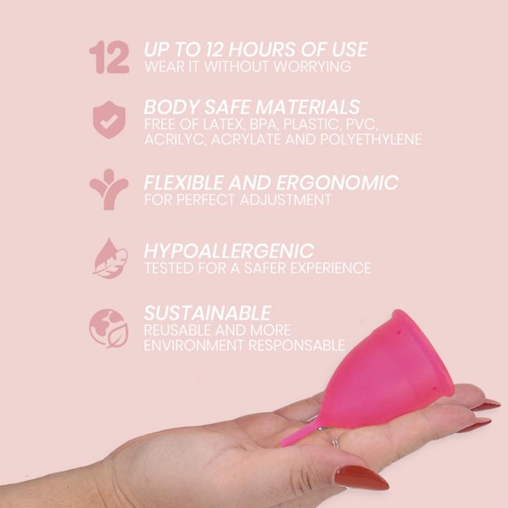 Actual product image Intimichic Copa Menstrual Silicona Medica L (L)