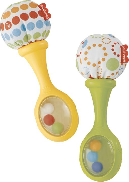 Image du produit Fisher-Price Mes Premières Maracas - Instrument de Musique Bébé - 3 mois et +
