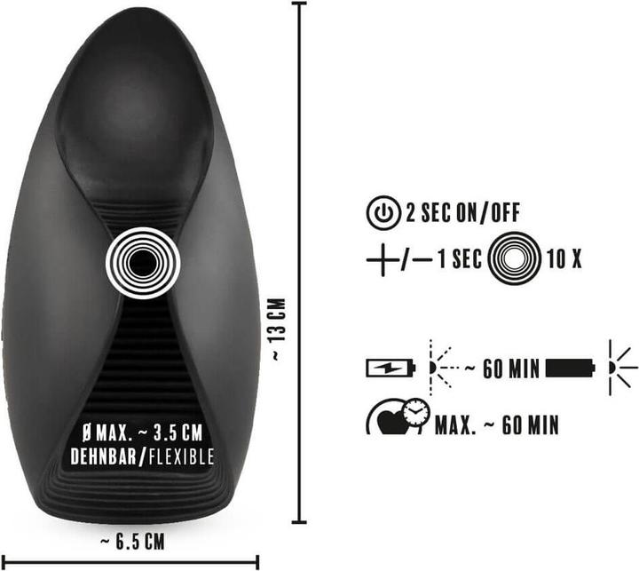 Actual product image Rebel Vibrating Glans Masturba
