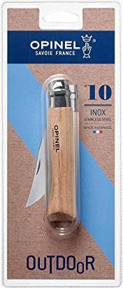 Immagine prodotto Opinel Coltello tascabile n. 10 Lama in acciaio inossidabile con manico in legno (10 cm)