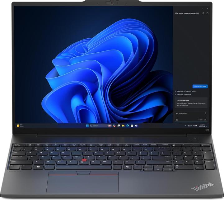 Actual product image Lenovo ThinkPad E16 Gen 2 (16", Intel Core Ultra 5 125U, 16 GB, 512 GB, DE)