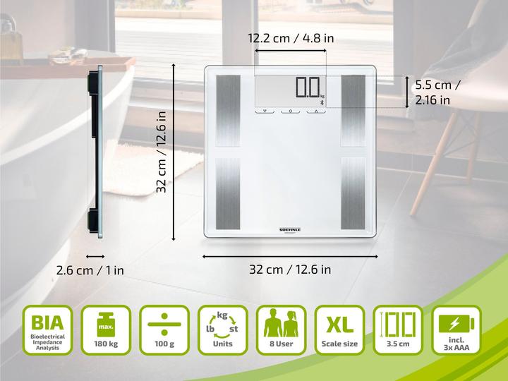 Productafbeelding Soehnle Analytische balans Shape Sense 100 (180 kg)
