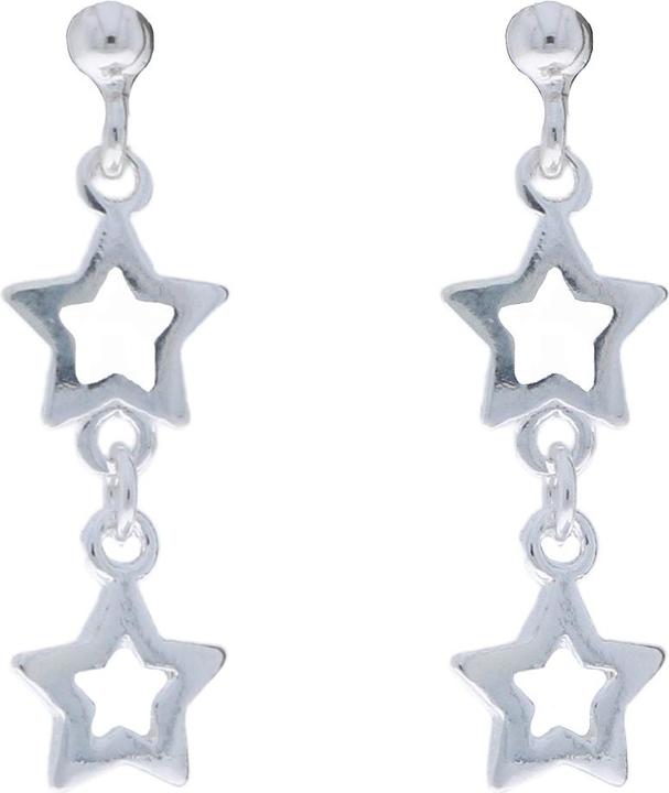 Actual product image Luxxos Set of 3 Star - Necklace Earrings and Bracelet 925 Sterling Silver (925 Sterling silver)