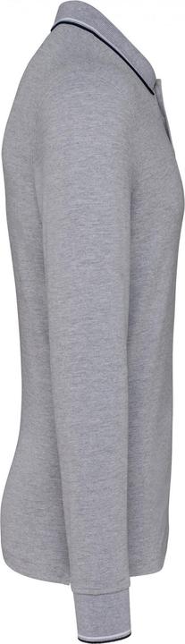Produktbild Kariban Polo-Shirt aus Piqué-Strick langarm (L)